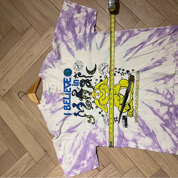 I Believe in Magic Purple Tie-Dye Tee - Picture 3 of 6